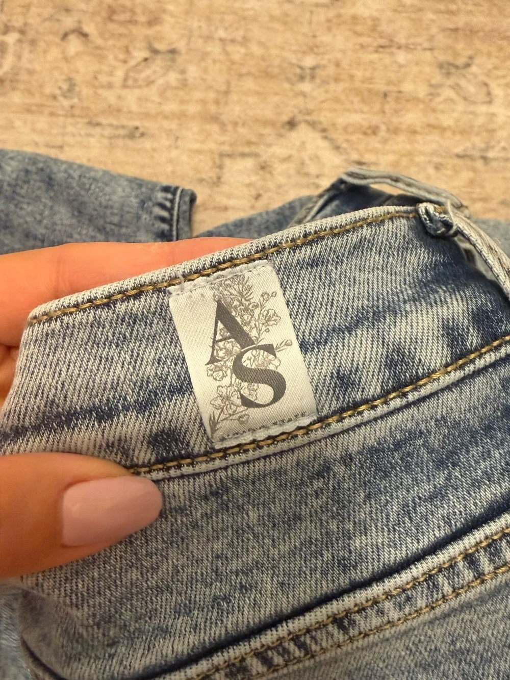 Altar'd State Light Blue High-Rise Jeans - Picture 3 of 4